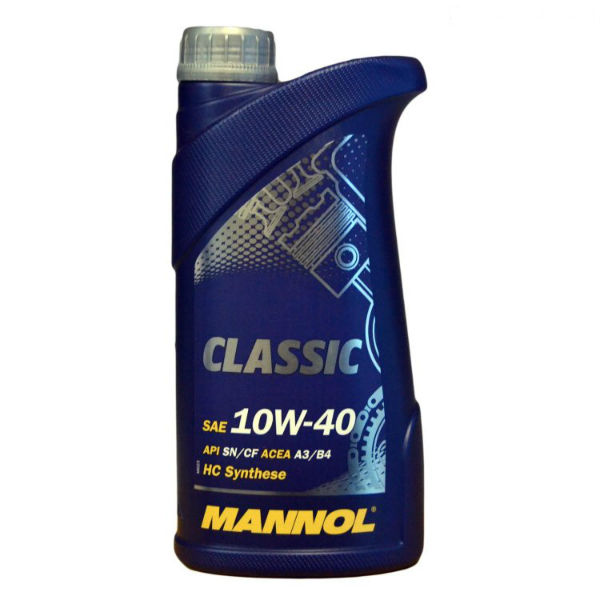 Моторное масло MANNOL Classic 10w40 полусинтетическое (1л)